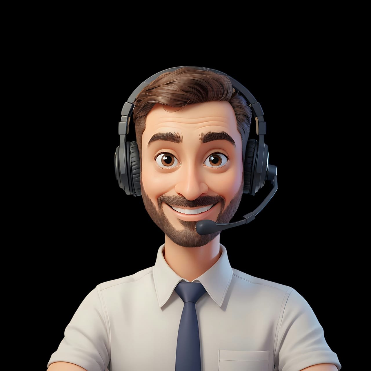 customer service, support, cartoon