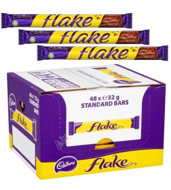 Cadbury Flakes Chocolate Bar (48 x 32G)