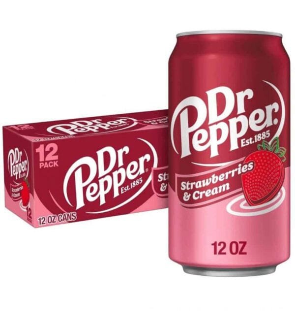 Dr Pepper Strawberry And Cream (12 x 355ml)