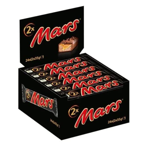 Mars Duo 2 Pack Chocolate Bar (24 X 70g)