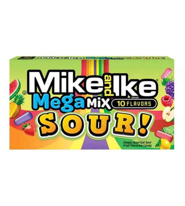 Mike and Ike Mega Mix Sweet and Sour (12 x 120g)