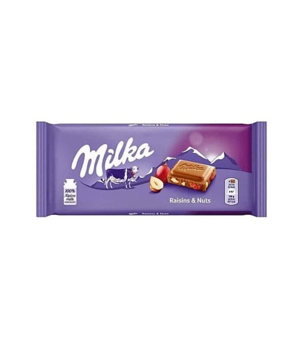 Milka Raisin & Nut (22 X 100g)