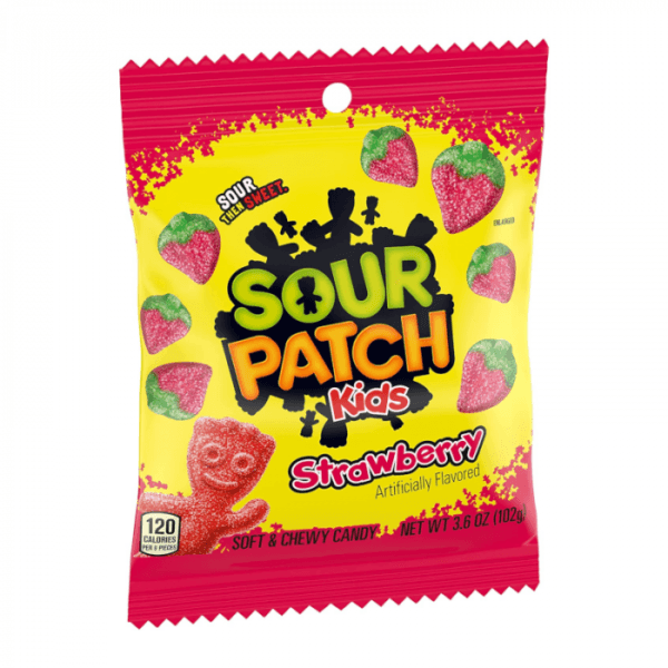 Sour Patch Strawberry Bags (12 x 102g)