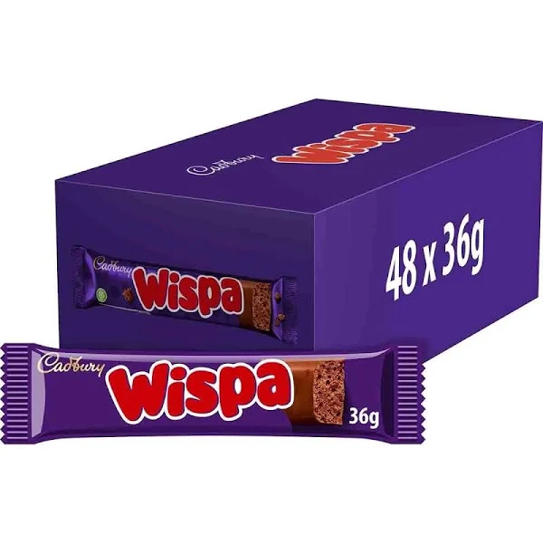 Cadbury Wispa Chocolate Bar (48 x 36g)