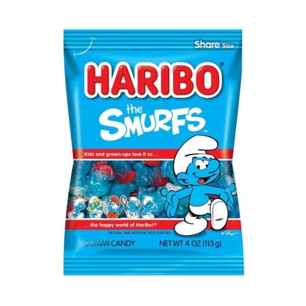 Haribo-Smurfs-usa-113g Haribo The Smurfs (12 x 113g) - USA