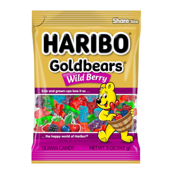 haribo-gold-bears-wild-berry-usa-142g Haribo Goldbears Wild Berry (12 x 142g) - USA