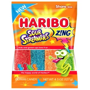 Haribo Sour Streamers (12 x 127g) - USA