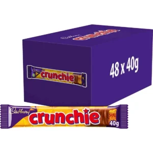 Cadbury Crunchie Chocolate Bar (48 x 40g)