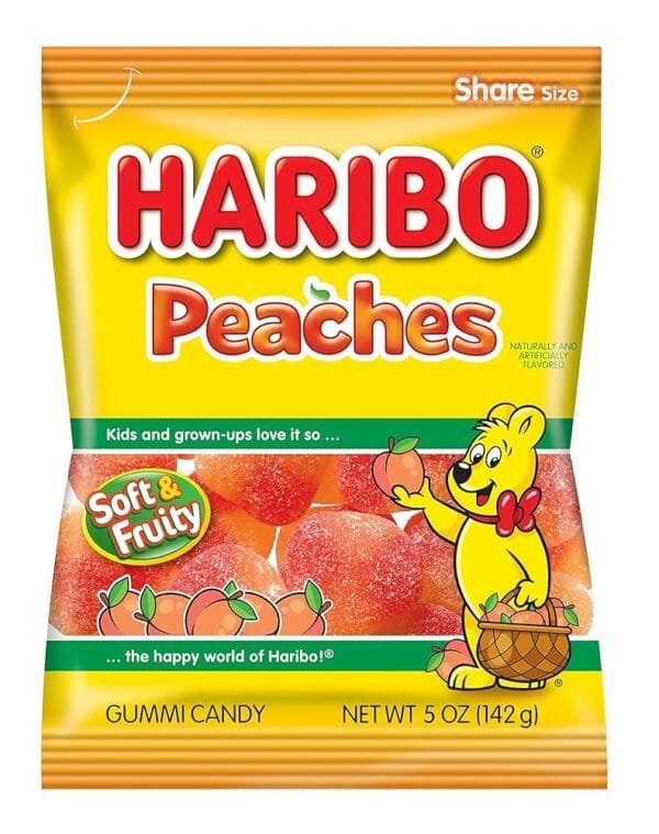 Haribo Peaches (12 x 142g) - USA