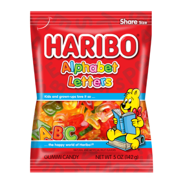 Haribo Alphabets Letters (12 x 142g) - USA