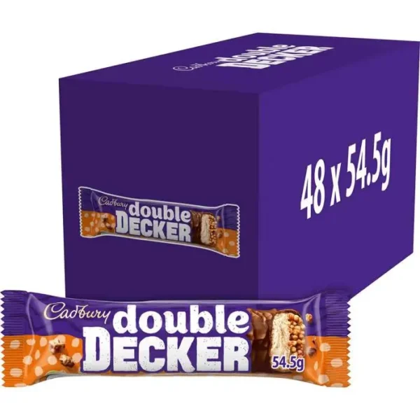 double_decker_outer_mob_opt Cadbury Double Decker Chocolate Bar (48 x 54.5g )