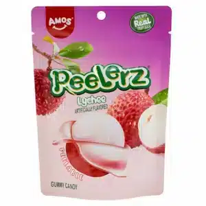 Amos Peelerz Gummy Lychee (12 x 65g)