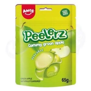 Amos Peelerz Gummy Green Apple (12 x 65g)