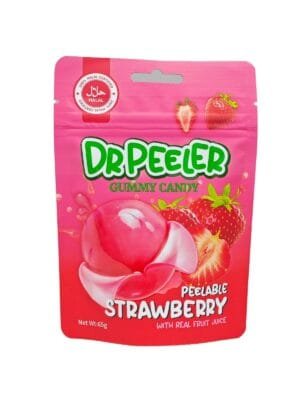 Dr Peeler Strawberry Peelable Gummy Halal (12 x 65g)