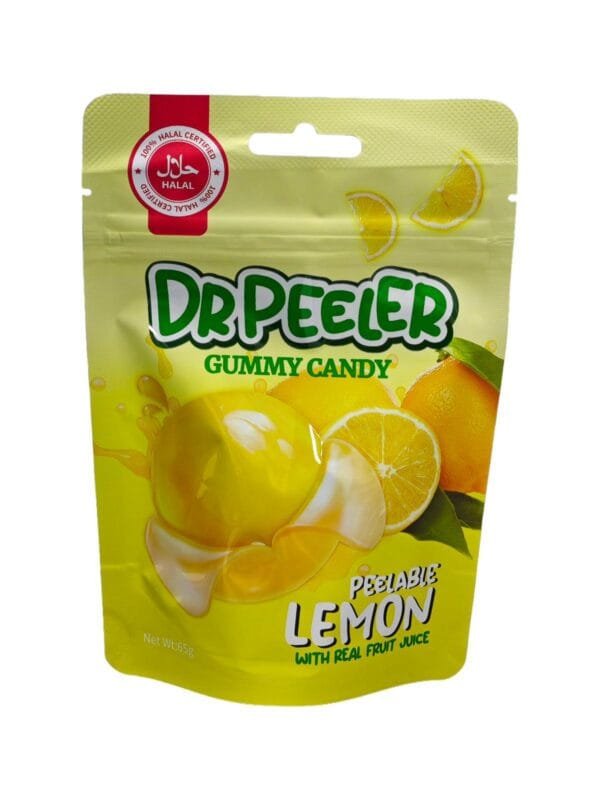 Dr Peeler Lemon Peelable Gummy Halal Dr Peeler Lemon Peelable Gummy Halal (12 x 65g)