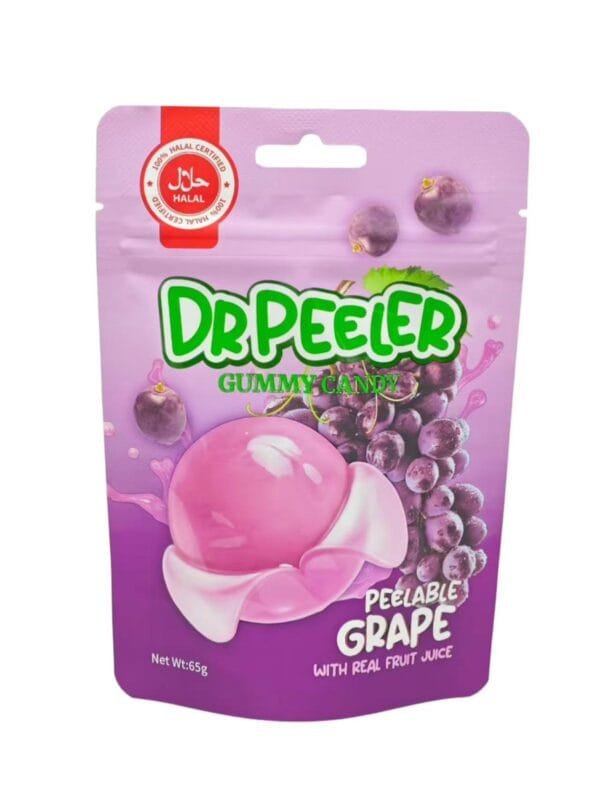 Dr Peeler Grape Peelable Gummy Halal Dr Peeler Grape Peelable Gummy Halal (12 x 65g)
