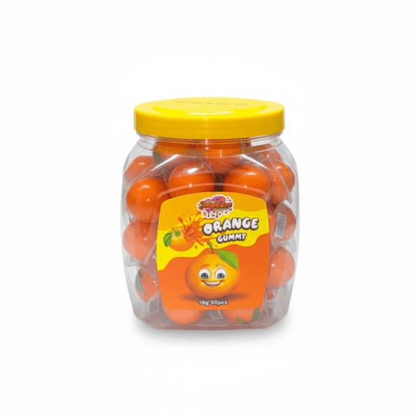 Orange Gummy Jellylicious Orange Jelly Filled Gummy (50 x 18g) - Halal