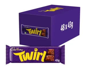 Cadbury Twirl Chocolate Bar (48 x 43g)
