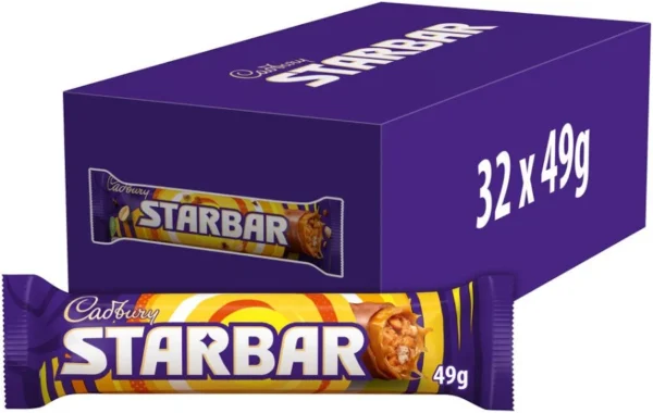 cadbury starbar Cadbury Starbar Chocolate Bar (32 x 49g)