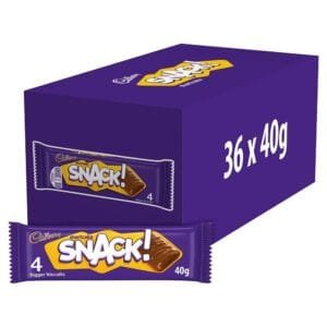 Cadbury Snack Shortcake Bar (36 x 43g)